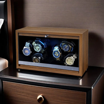 Remontoir 6 Montres Noyer Mabuchi