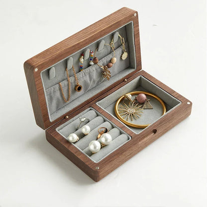 Boîte à bijoux enfant en bois – Charme féerique