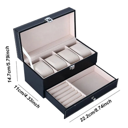 Boîte à Montres Homme 9 Compartiments – Édition Prestige