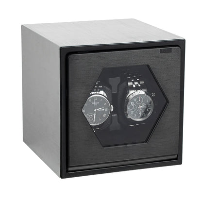 Remontoir 2 Montres Laqué Noir