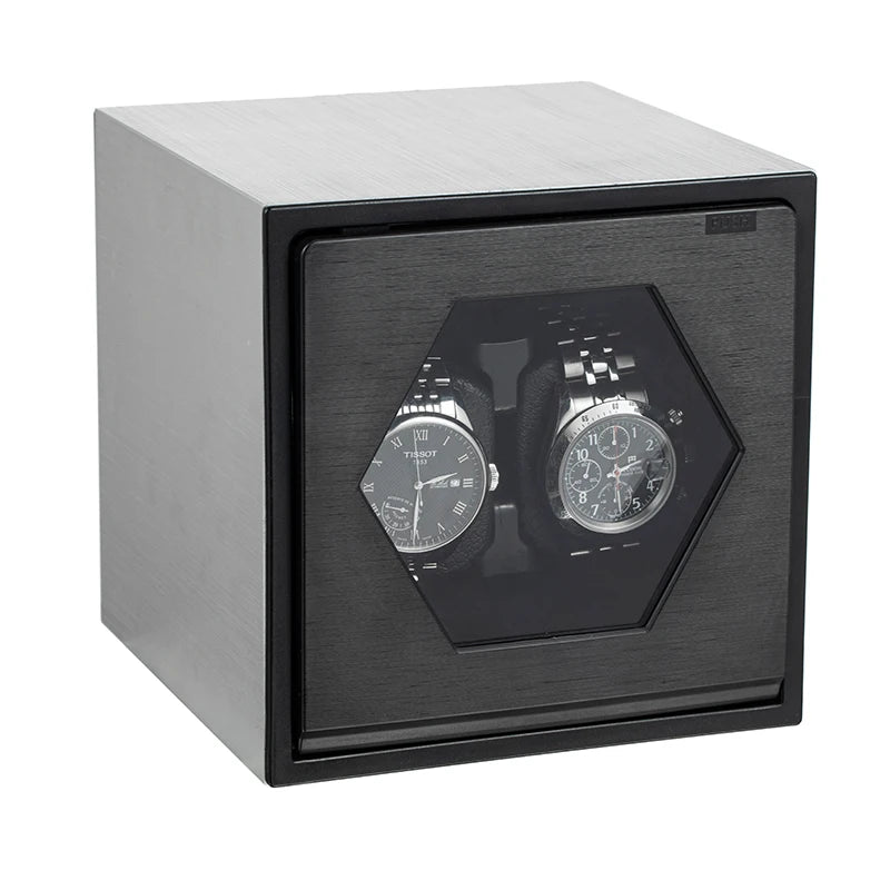 Remontoir 2 Montres Métal Noir