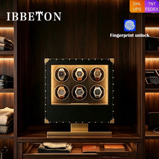 Remontoir 12 Montres Coffre Bois