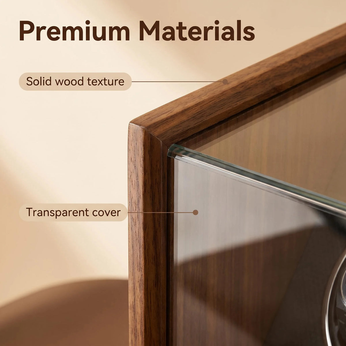 Boîte à Montre Automatique Verticale Bois Brun Vitrée – Design Élégant