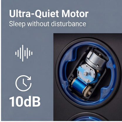 Remontoir 4 Montres Noyer LED Bleue