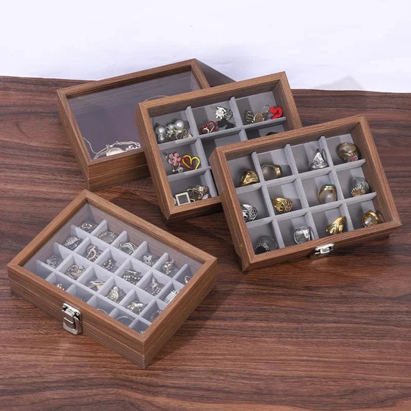 Boîte à bijoux bois vintage – Raffinement classique