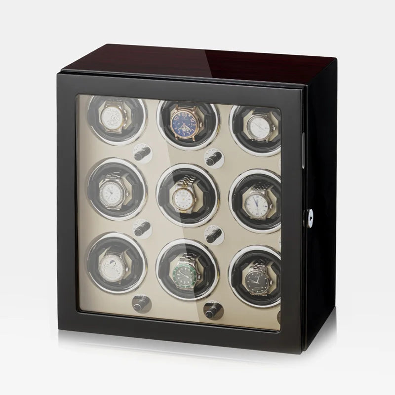Remontoir 4 Montres Bois Gyroscopique