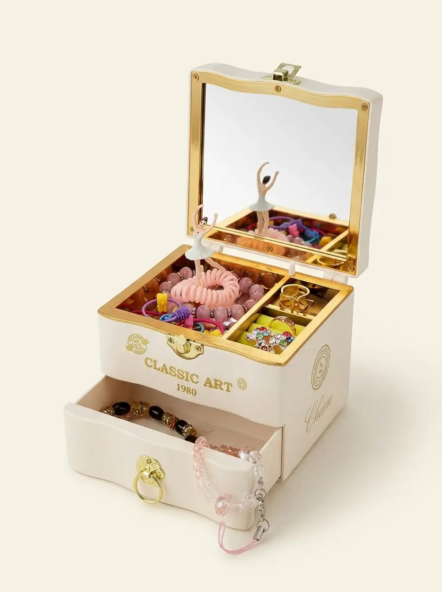 Boîte à bijoux musical fille – Rêve et mélodie
