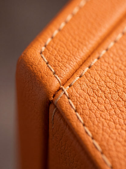 Remontoir 2 Montres Cuir Orange