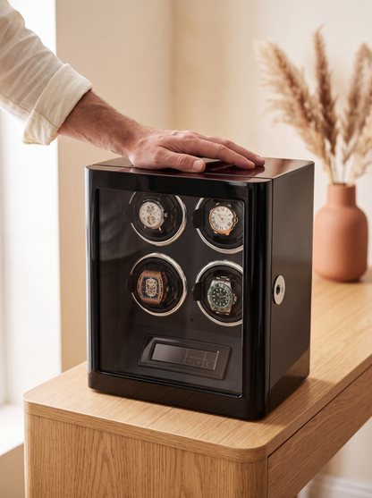 Remontoir 4 Montres Bois Empreinte