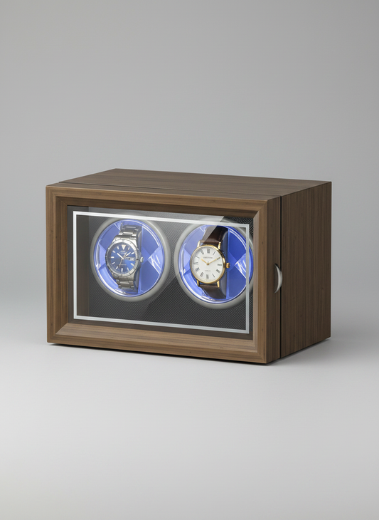 Boîte à montre automatique bois avec montres