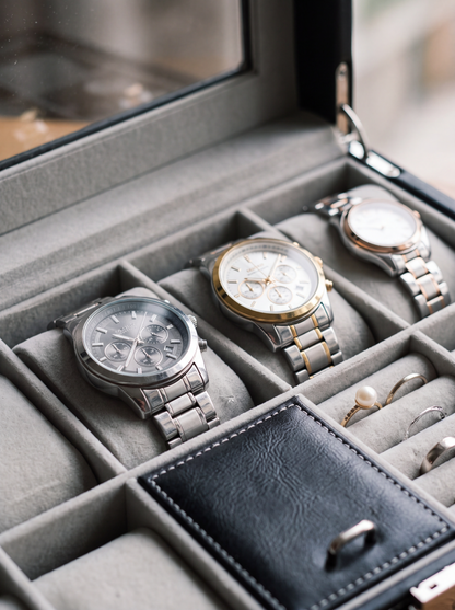 Coffret Montres Homme Grande Capacité – Édition Signature