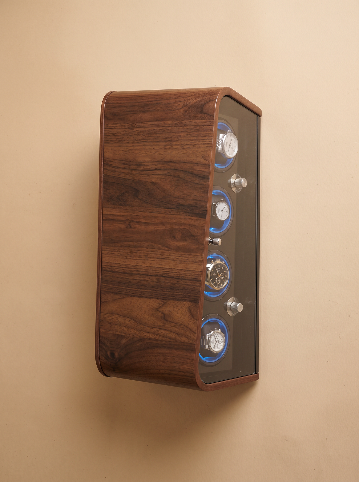Remontoir Bois LED Bleu