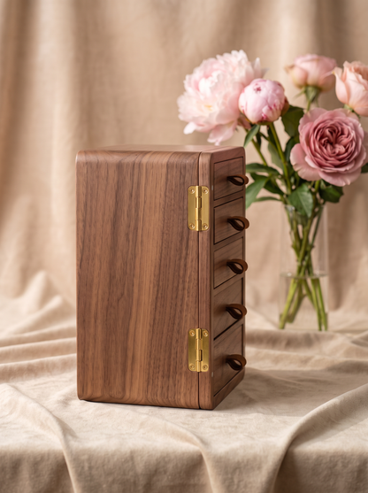 Boîte à bijoux moderne en bois