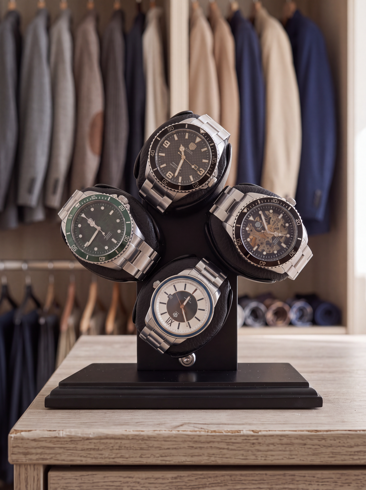 Remontoir 4 Montres USB