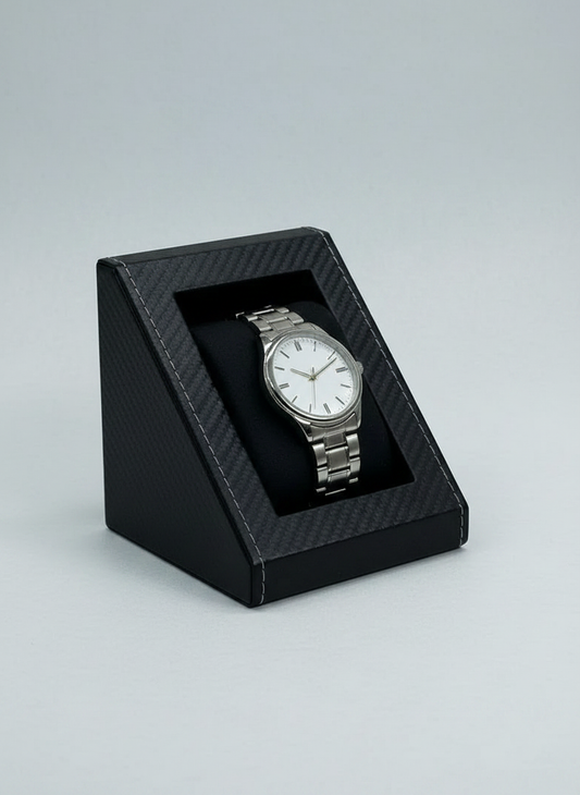 Boîte à montre automatique silencieuse compacte avec montre