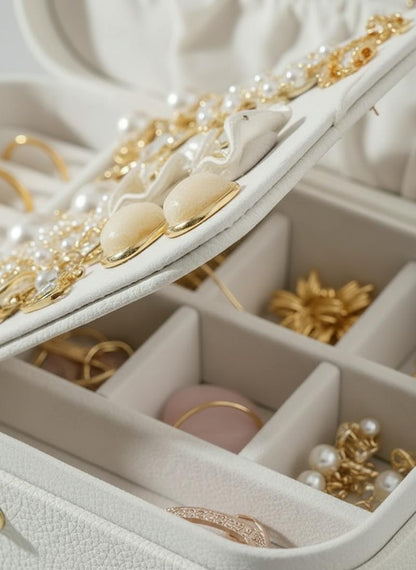 Boîte à Bijoux Double Niveau Grande Capacité