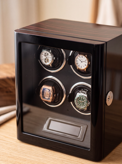 Remontoir 4 Montres Bois Empreinte