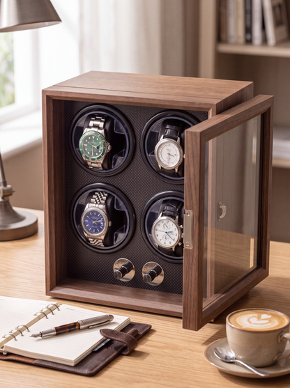 Remontoir Meuble Noyer Compact