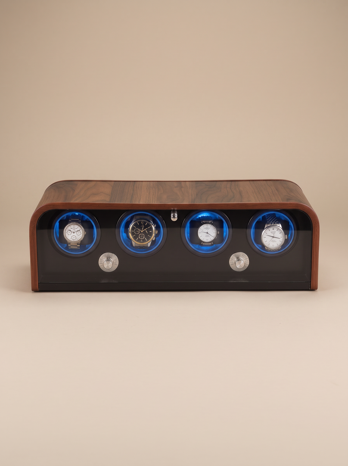 Remontoir Bois LED Bleu