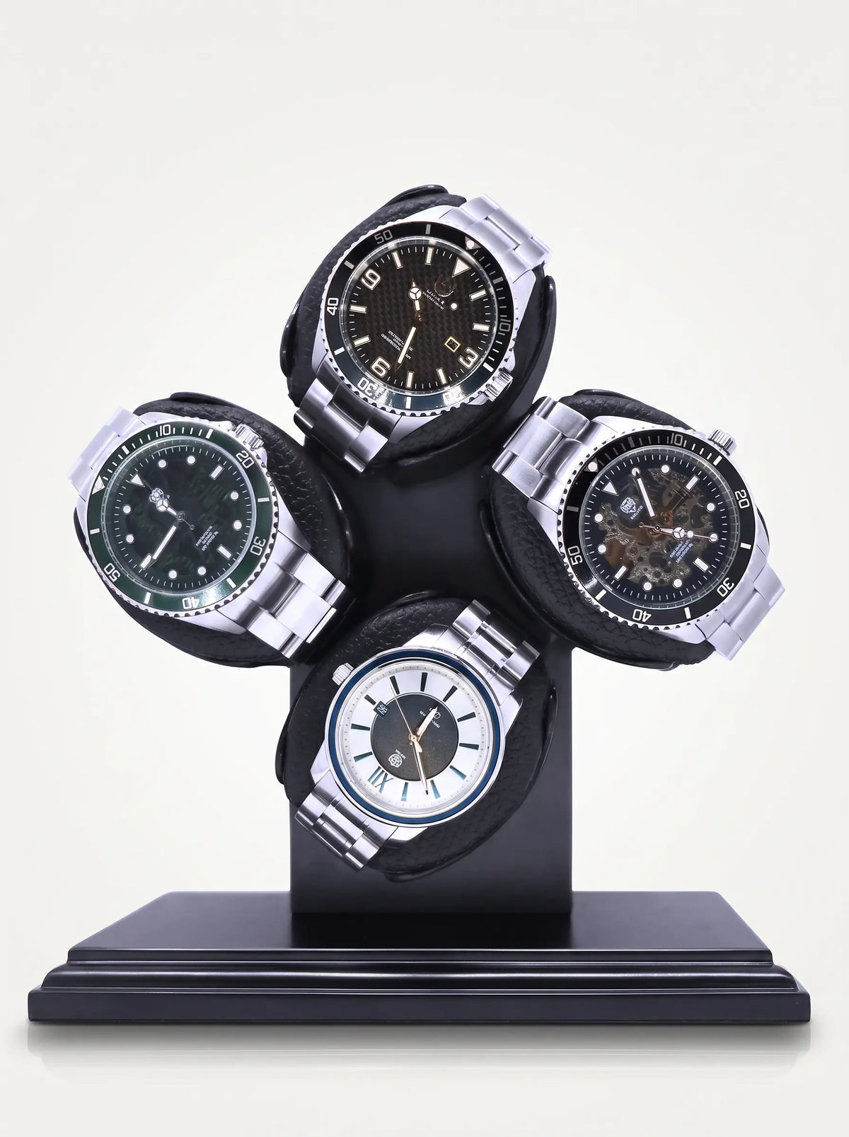 Boîte à Montre Automatique 4 Montres USB Compacte – Petit Format
