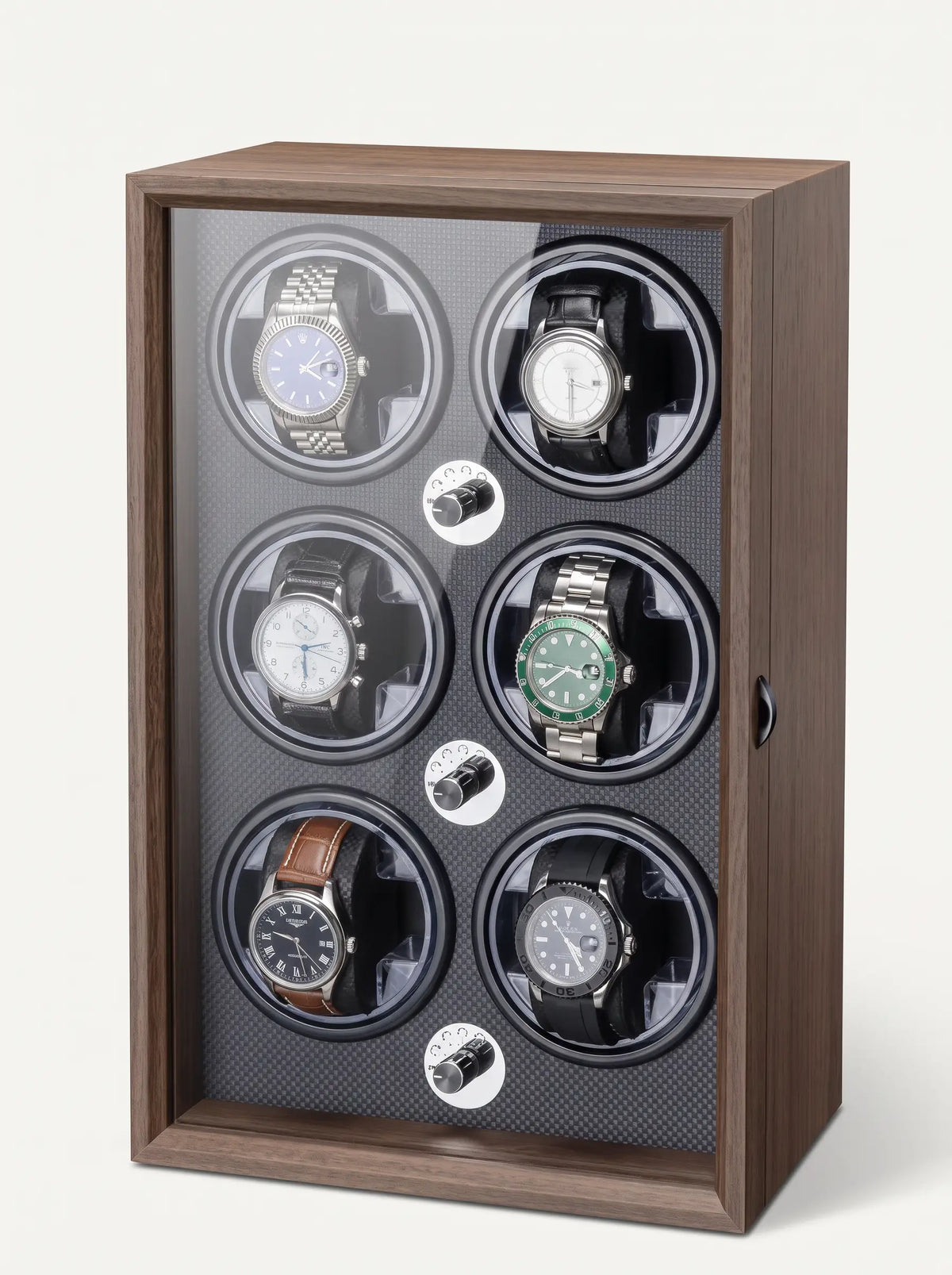 Boîte à Montre Automatique Meuble Bois Noyer Grand Format