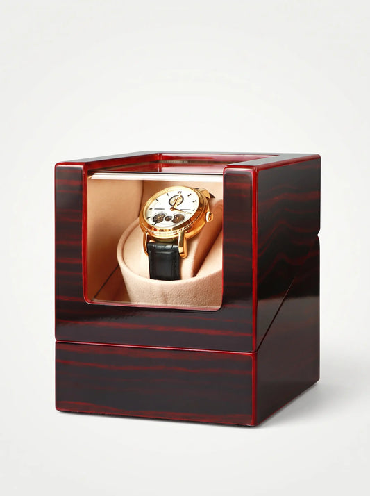 Boîte à Montre Automatique 1 Montre USB Compacte – Fonctionnement Silencieux